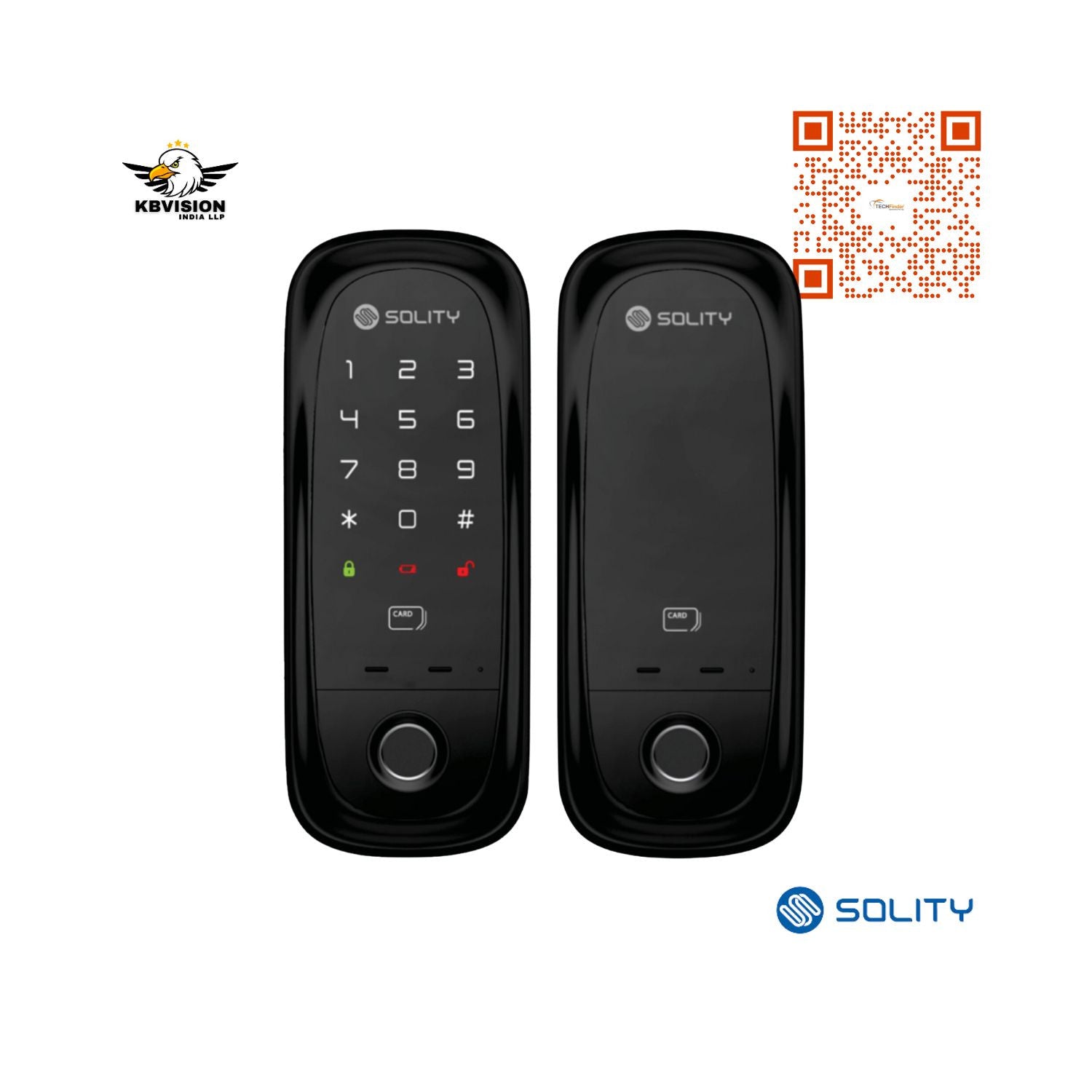 Solity GD-60B Both Side Finger Print Rim Door Lock Solity GD-60B Both Side Finger Print Rim Door Lock